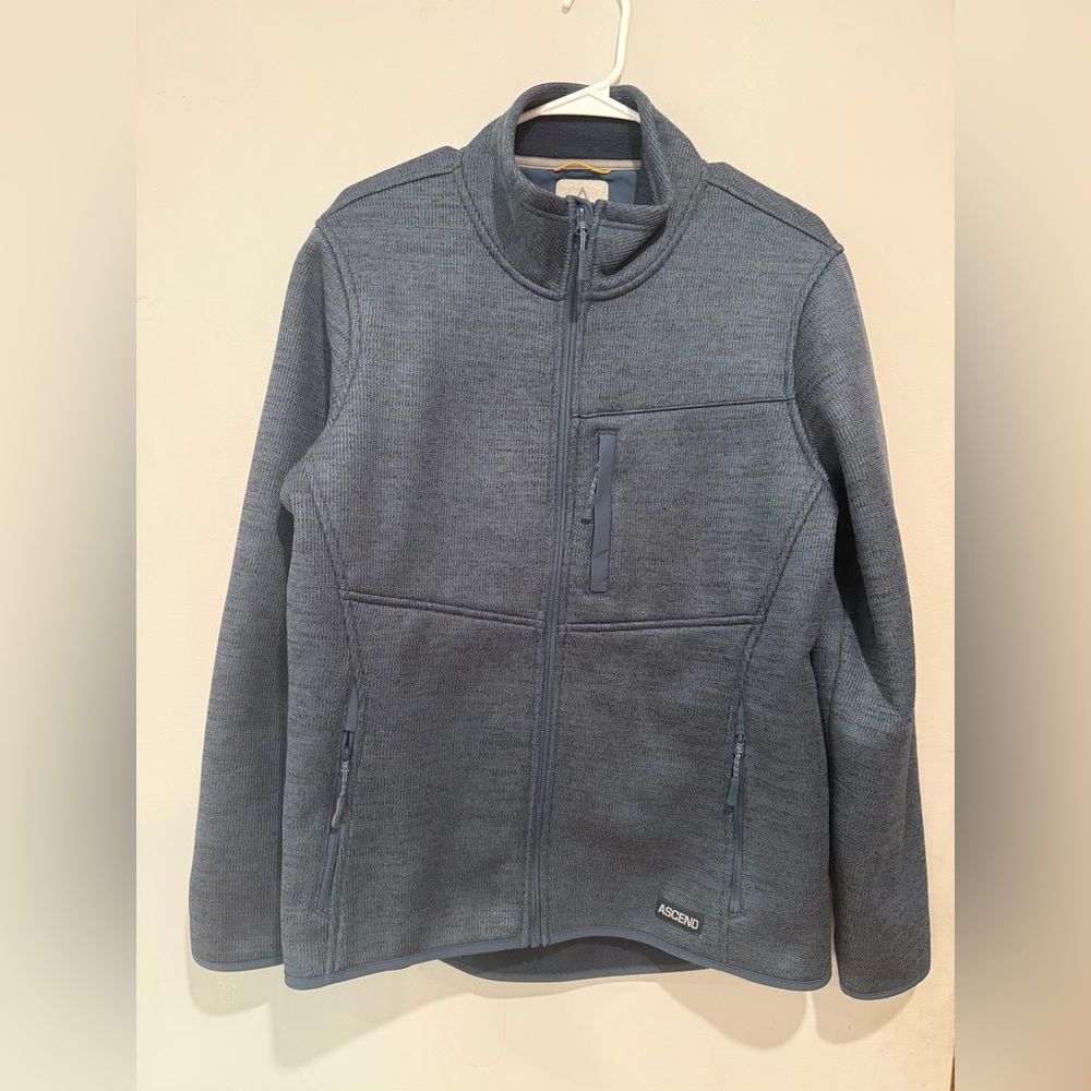 Ascend Charcoal Full-Zip Jacket
